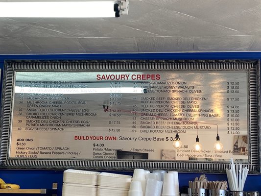 Menu photo 1 Adam's Crepes Burnaby, BC