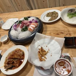 Korean Style Sashimi