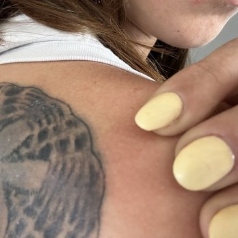 Good & Evil Tattoo - The line work was even awful. There is nothing about this tattoo that is uniformed. - Piercing Near Me - Old Orchard Beach, Maine Good & Evil Tattoo - The line work was even awful. There is nothing about this tattoo that is uniformed. - Piercing Near Me - Old Orchard Beach, Maine