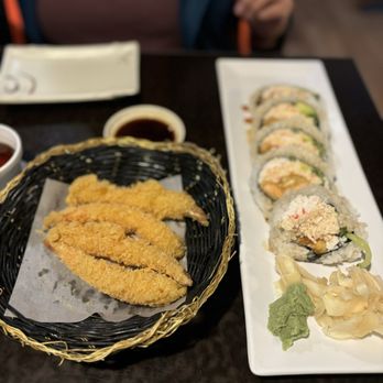 Fat Fish - Shrimp Tempura & Salmon Tempura Roll - Sushi Bars Near Me - San Leandro, California Fat Fish - Shrimp Tempura & Salmon Tempura Roll - Sushi Bars Near Me - San Leandro, California