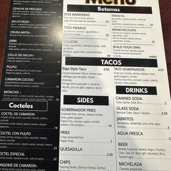 Mariscos Don Monchis - Menú - Seafood Near Me - Santa Fe Springs, California Mariscos Don Monchis - Menú - Seafood Near Me - Santa Fe Springs, California
