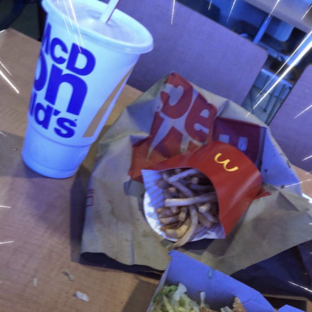 Sweet tea Big Mac & French fries Sweet tea Big Mac & French fries