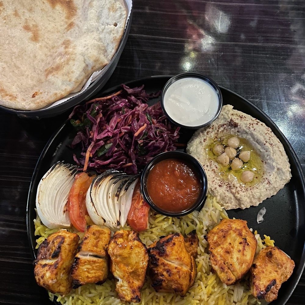 Parkerz - Tawook plate! - Mediterranean Near Me - Houston, Texas Parkerz - Tawook plate! - Mediterranean Near Me - Houston, Texas