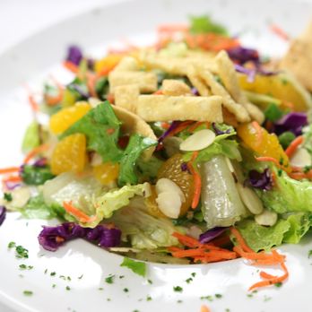 Crimson - Asian Chicken Salad - Mediterranean Near Me - Santa Monica, California Crimson - Asian Chicken Salad - Mediterranean Near Me - Santa Monica, California