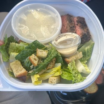 Tender Greens - Waste of money. Two little slices of steak??? Ordered ahead. Total wait time 40 mins, for this! - New American Near Me - Hollywood, California Tender Greens - Waste of money. Two little slices of steak??? Ordered ahead. Total wait time 40 mins, for this! - New American Near Me - Hollywood, California