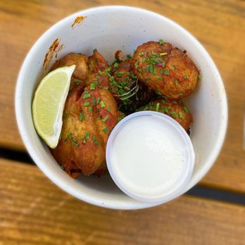 NIDO's BackYard - Papas adobadas en salsa macha de cacahuate (made vegan) - Mexican Near Me - Oakland, California