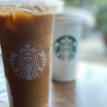 Starbucks - two cups of iced coffee on a table - Coffee & Tea Near Me - Bend, Oregon Starbucks - two cups of iced coffee on a table - Coffee & Tea Near Me - Bend, Oregon
