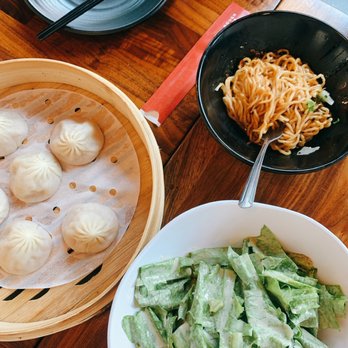 Dough Zone Dumpling House - Seattle ID - Xiao long Bao, A-Choy with Sesame Sauce, Dan Dan noodles - Shanghainese Near Me - Seattle, Washington Dough Zone Dumpling House - Seattle ID - Xiao long Bao, A-Choy with Sesame Sauce, Dan Dan noodles - Shanghainese Near Me - Seattle, Washington