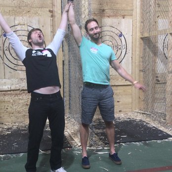 Columbus Axe Throwing - The winner at the end of the group throwing time m becomes the Lumber Lord. - Axe Throwing Near Me - Columbus, Ohio