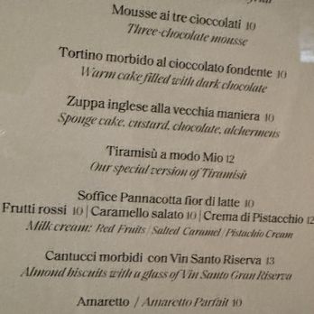 La Bucaccia - Dessert Menu - Tuscan Near Me - Cortona, Arkansas La Bucaccia - Dessert Menu - Tuscan Near Me - Cortona, Arkansas
