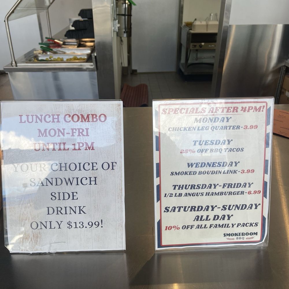 Smokeroom BBQ - Barbeque Near Me - Houston, Texas
