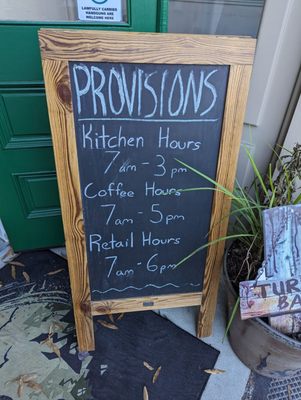 Menu photo 1 Provisions Waxhaw Waxhaw, NC