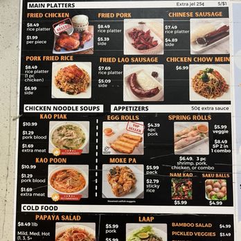 A C Deli - Menu - Laotian Near Me - Fresno, California