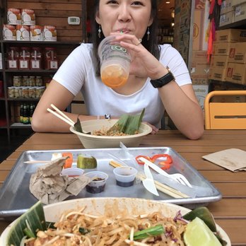 Crushcraft Thai Eats - You can see the ingredients lining the shelves behind her, and the space is so beautiful. And the presentation of the food is stellar. - Thai Near Me - Dallas, Texas