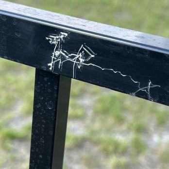 Mae Fence - New rail installed with odd scratches - Fences & Gates Near Me - Cincinnati, Ohio Mae Fence - New rail installed with odd scratches - Fences & Gates Near Me - Cincinnati, Ohio