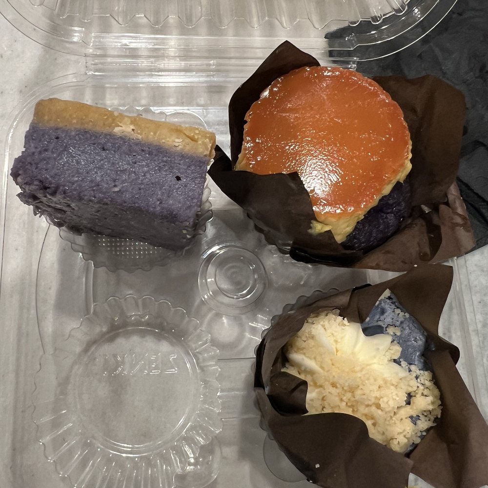Cafe 86 - Ube bar, ube cheesecake, ube cupcake with leche flan. - Cafes Near Me - Northridge, California Cafe 86 - Ube bar, ube cheesecake, ube cupcake with leche flan. - Cafes Near Me - Northridge, California
