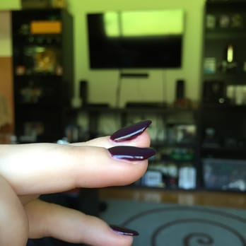 Lisa's Hair & Nails - It might be hard to tell in the photo but the thickness is very unleveled. - Nail Salons Near Me - Citrus Heights, California Lisa's Hair & Nails - It might be hard to tell in the photo but the thickness is very unleveled. - Nail Salons Near Me - Citrus Heights, California