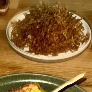 Ippudo Culver City - The scraps that I received instead of actual fried Enoki mushrooms, a full hour before closing - Ramen Near Me - Culver City, California Ippudo Culver City - The scraps that I received instead of actual fried Enoki mushrooms, a full hour before closing - Ramen Near Me - Culver City, California