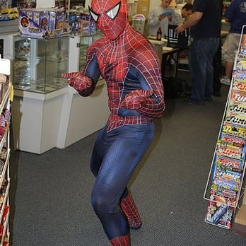 Double Midnight Comics & Collectibles - Even Spidey shops at DMC! - Comic Books Near Me - Manchester, New Hampshire Double Midnight Comics & Collectibles - Even Spidey shops at DMC! - Comic Books Near Me - Manchester, New Hampshire