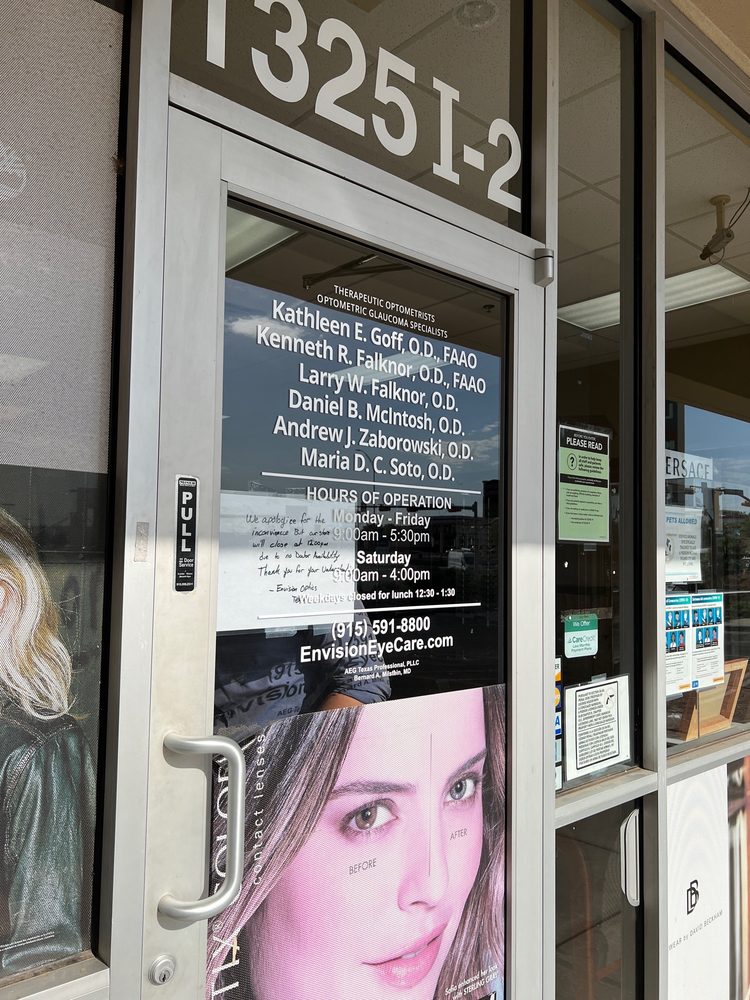 ENVISION OPTICS EAST Updated August 2024 1325 Dieter Dr