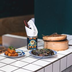 Aubergines Hong Shao & tofu frit
