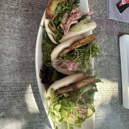 Pork bao buns Pork bao buns