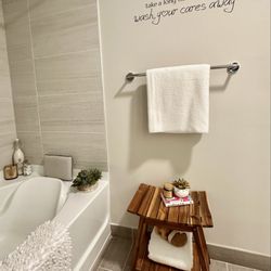 Home goods - Home Goods with great stuff to make your bathroom an oasis spa.... :))) love how it came out!
