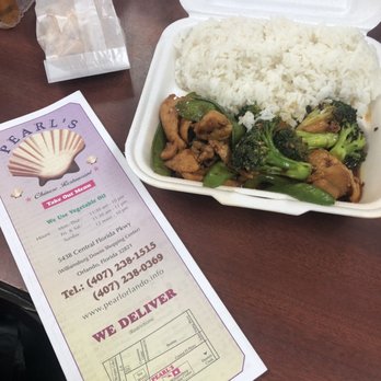 Pearl's Chinese Restaurant - Chicken Szechuan Style Lunch Special. - Chinese Near Me - Orlando, Florida Pearl's Chinese Restaurant - Chicken Szechuan Style Lunch Special. - Chinese Near Me - Orlando, Florida