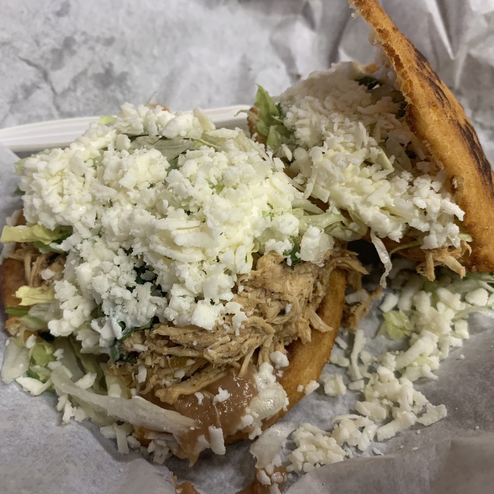 Chicken Gordita and Chicken Sope