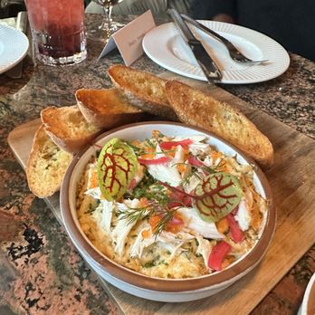 The Golden Swan - Artichoke Dip with bruschetta - Bars Near Me - New York, New York The Golden Swan - Artichoke Dip with bruschetta - Bars Near Me - New York, New York