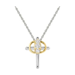 Abby's Gold & Gems - Celebrate your Unity with the Christian Diamond Marriage Symbol - Beautifully made in two-tone 14k gold or all white & gold.