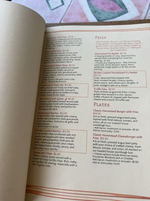 Menu photo 8 Homestead Cafe Albuquerque, NM