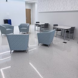 Sitting area in the lobby