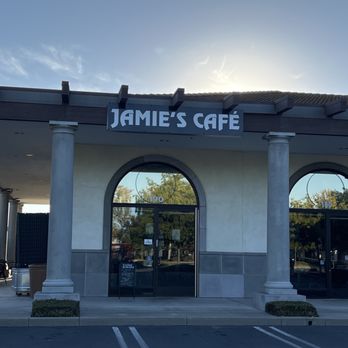 Jamie's Cafe - Front Entrance and Signage - Cafes Near Me - Elk Grove, California