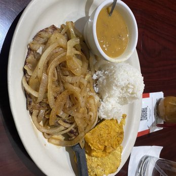 Casa Colombia - Steak and onions - Colombian Near Me - Austin, Texas