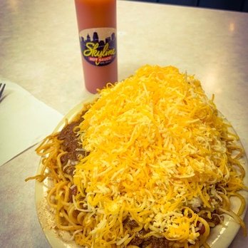 Skyline Chili - 5-Way with Habanero Cheese...yummo! - Fast Food Near Me - Beavercreek, Ohio
