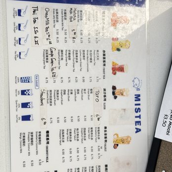 Mistea - Menu - Bubble Tea Near Me - Jacksonville, Florida