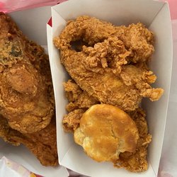 Krispy Krunchy Chicken - Chicken breasts & chicken tenders.