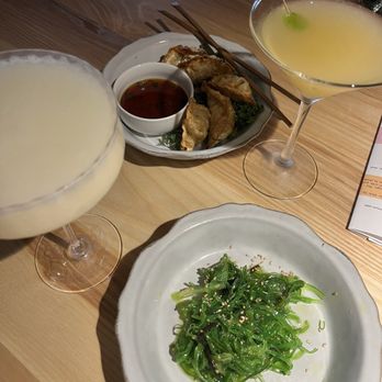 Shiki - Pina colada, seaweed salad, chicken goya - Sushi Bars Near Me - Omaha, Nebraska