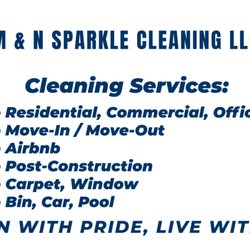 M & N SPARKLE CLEANING - Business Card