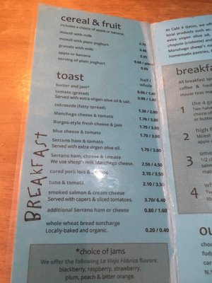 Menu photo 3 Café 4 Gatos Granada, GR