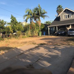 Backyard before Greencraft...