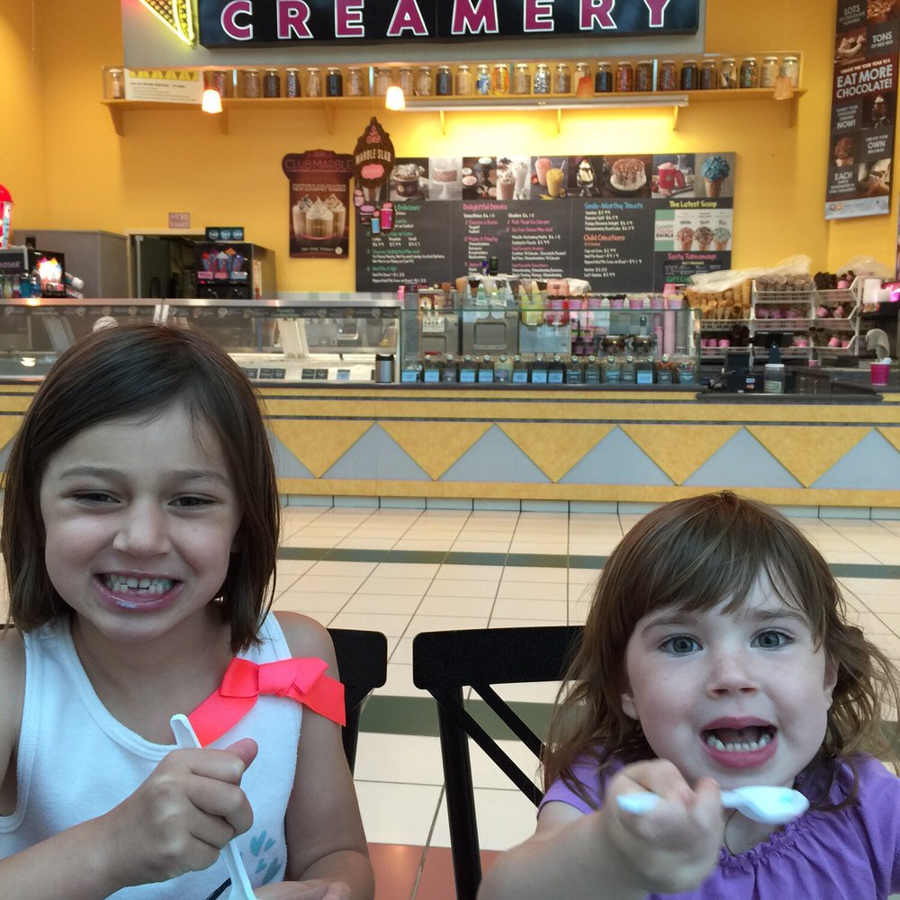 Little bit of marble slab before lunch.