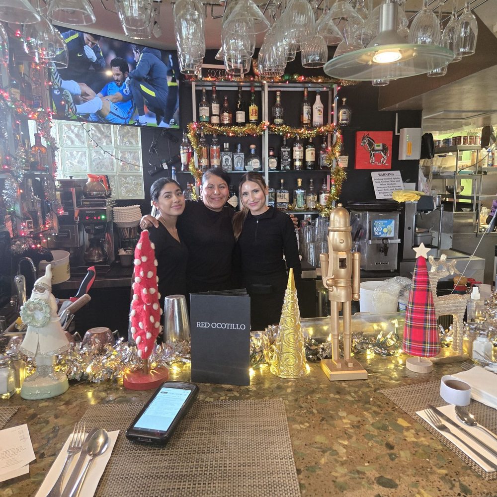 Red Ocotillo - These girl's were great severs and Bar tenders. The Margaritas are my favorite . - American Near Me - Borrego Springs, California