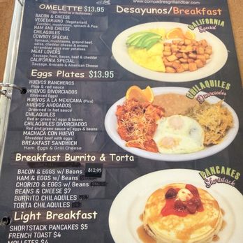 Compadres Grill and Bar - Menu - Bars Near Me - Galt, California