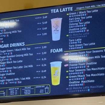 Wushiland Boba - Menu - Bubble Tea Near Me - Fremont, California