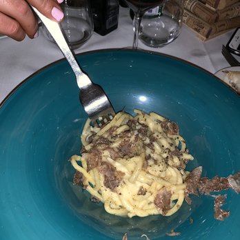 La Buchetta - Truffle pasta that's tossed in a wheel of cheese table side - Tuscan Near Me - Florence, FI La Buchetta - Truffle pasta that's tossed in a wheel of cheese table side - Tuscan Near Me - Florence, FI