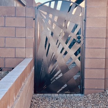 Rio Rancho Iron Works - 70 inch high custom gate - Fences & Gates Near Me - Rio Rancho, New Mexico