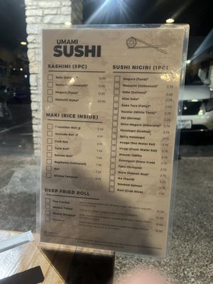 Menu photo 1 Umami Sushi San Marcos, TX Menu photo 1 Umami Sushi San Marcos, TX