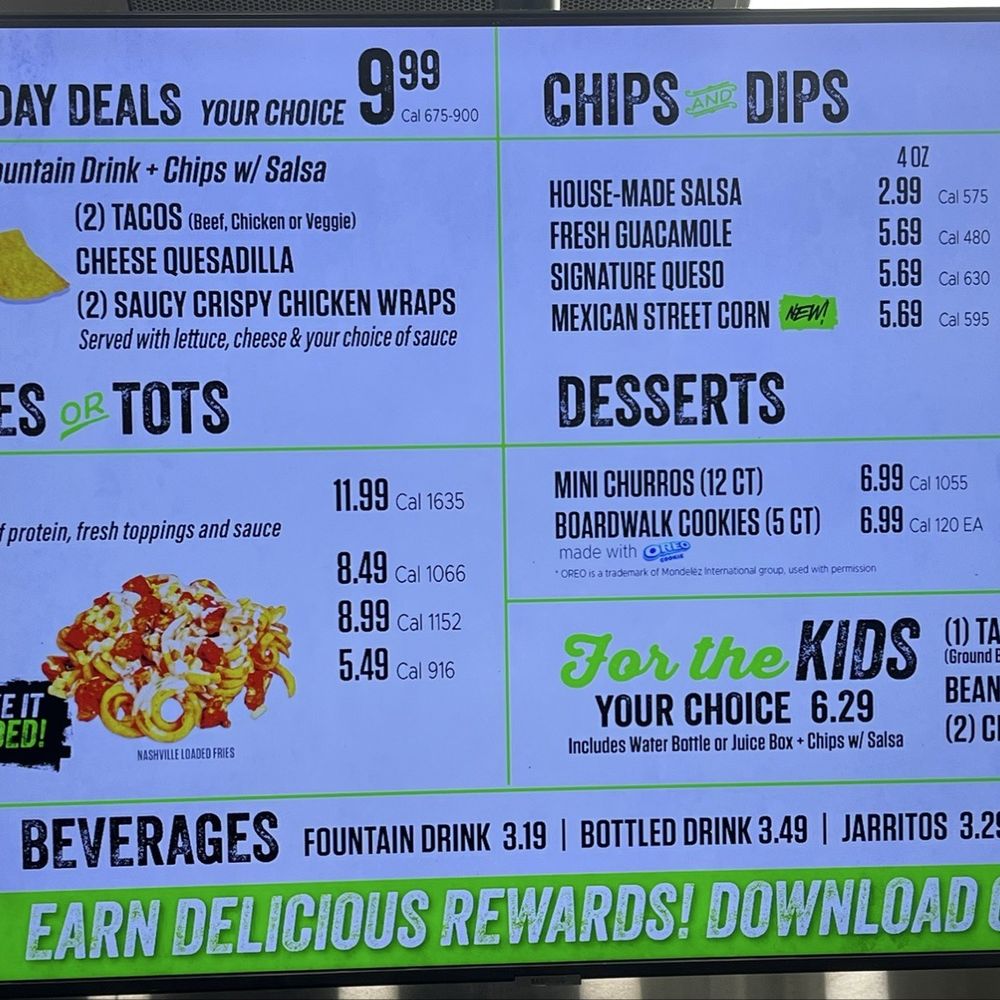 Bubbakoo's Burritos - Menu as of Feb 2026 - New Mexican Cuisine Near Me - Glen Carbon, Illinois